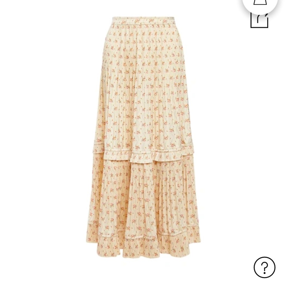 Polo Ralph Lauren Women’s Absolutely Beautiful Floral Print Pleated Skirt